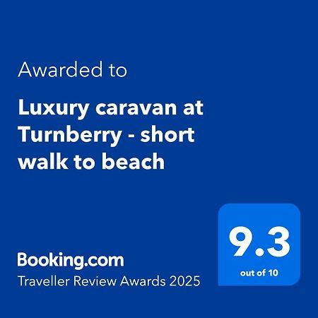 Luxury Caravan At Turnberry - Short Walk To Beach Girvan Exteriér fotografie