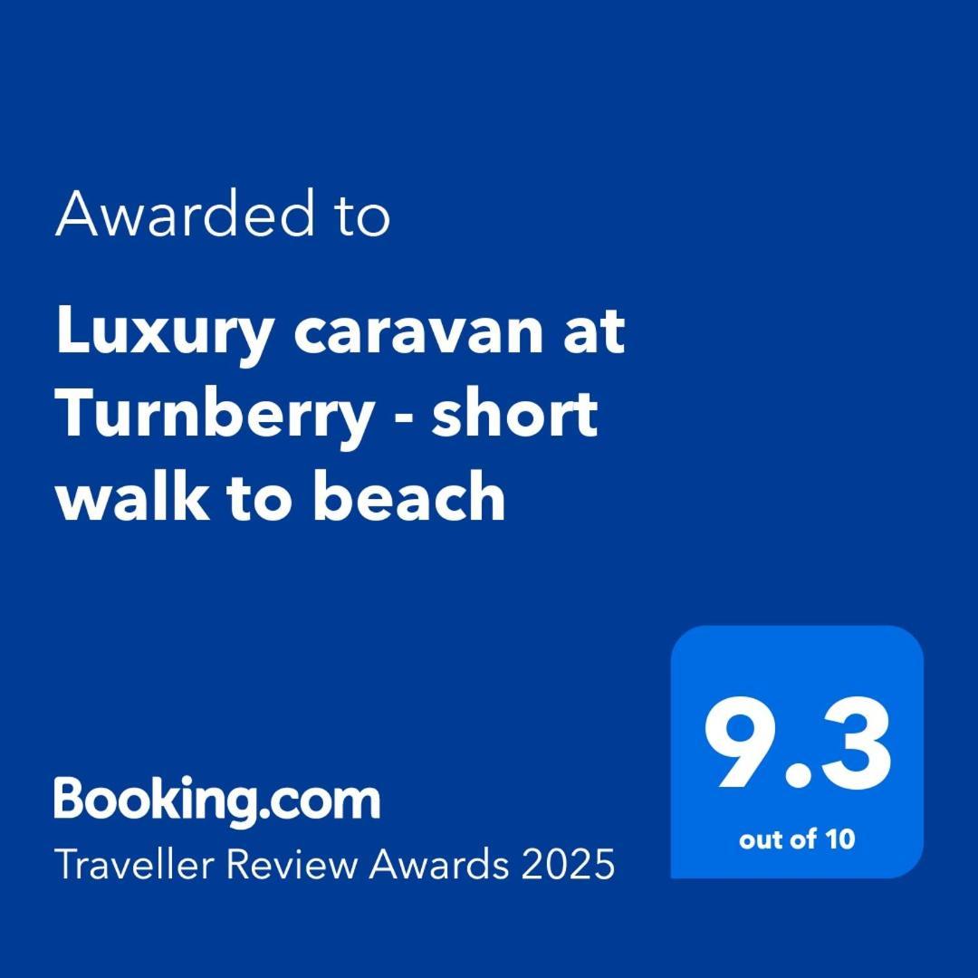 Luxury Caravan At Turnberry - Short Walk To Beach Girvan Exteriér fotografie
